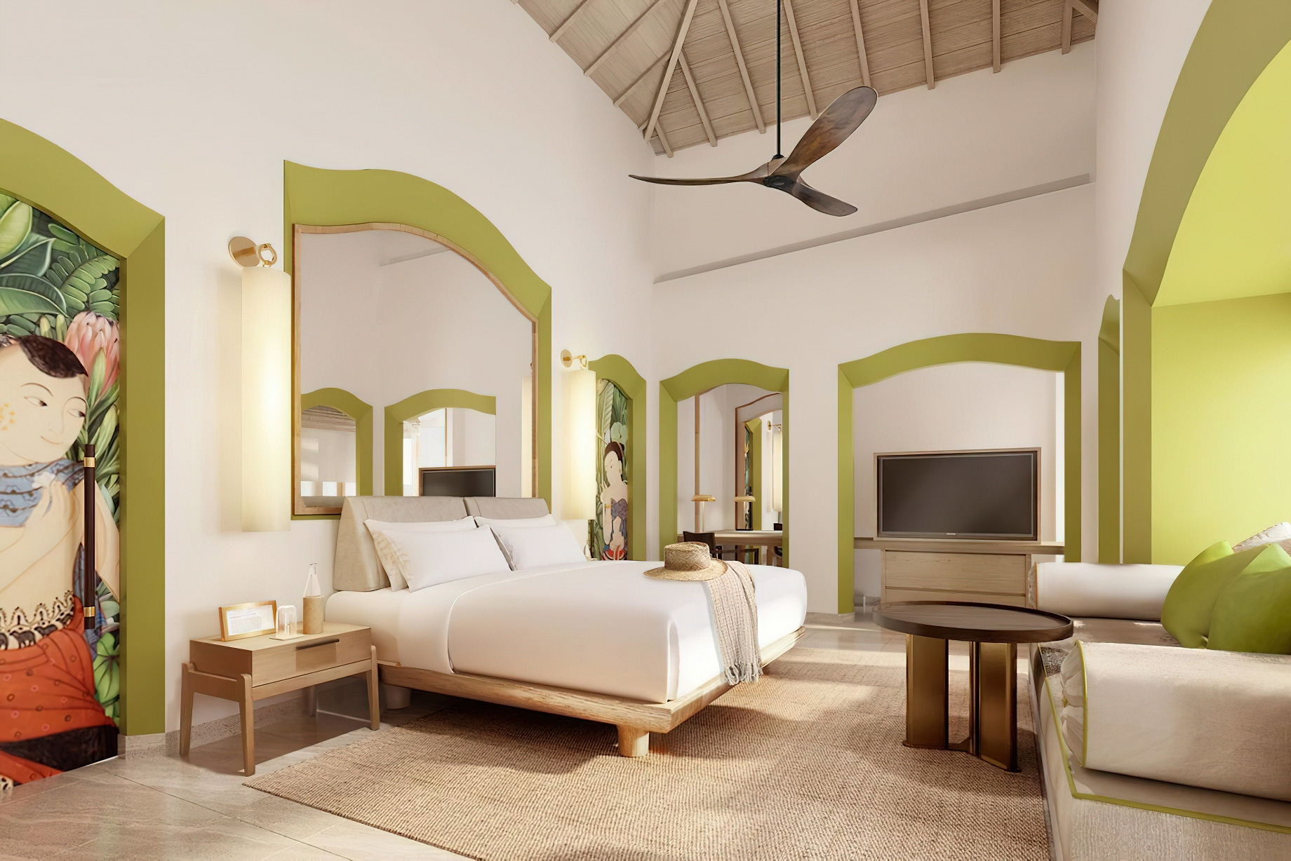 The Ritz-Carlton, Phulay Bay Reserve Resort – Muang Krabi, Thailand – Beach Villa Bedroom Interior