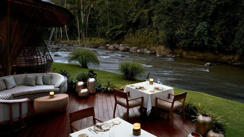 The Ritz-Carlton, Mandapa Reserve Resort - Ubud, Bali, Indonesia - Riverside Dining
