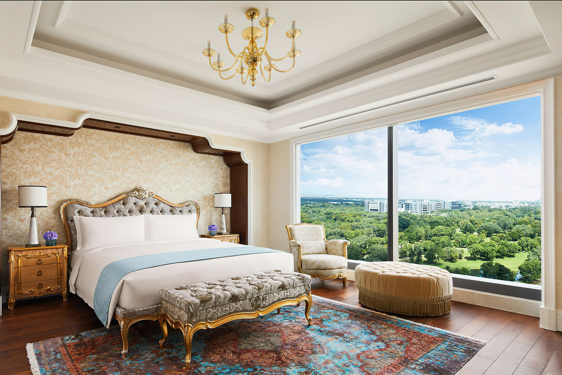 The Ritz-Carlton, Pune Hotel – Maharashtra, India – The Ritz-Carlton Suite Master Bedroom