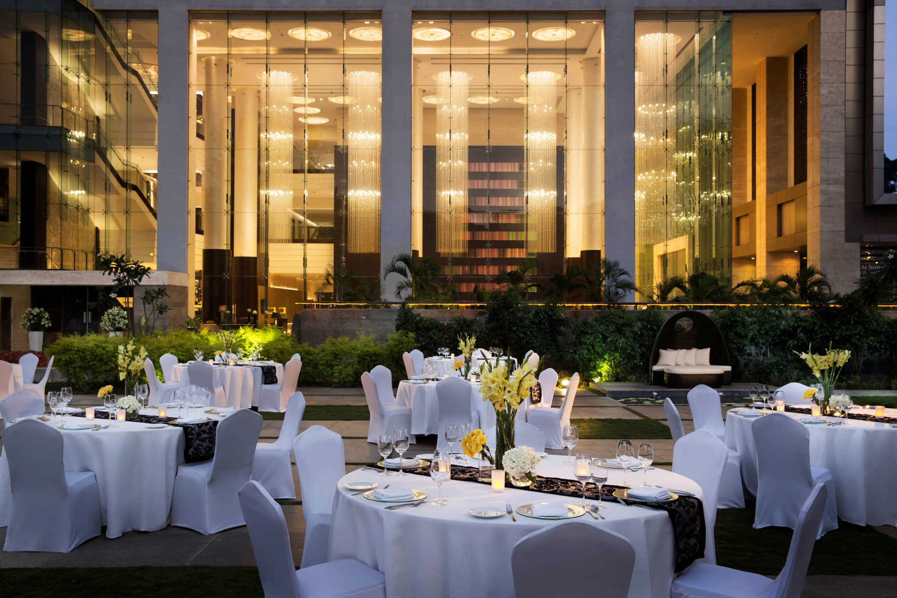 JW Marriott Hotel Bengaluru – Bengaluru, India – Outdoor Wedding Venue