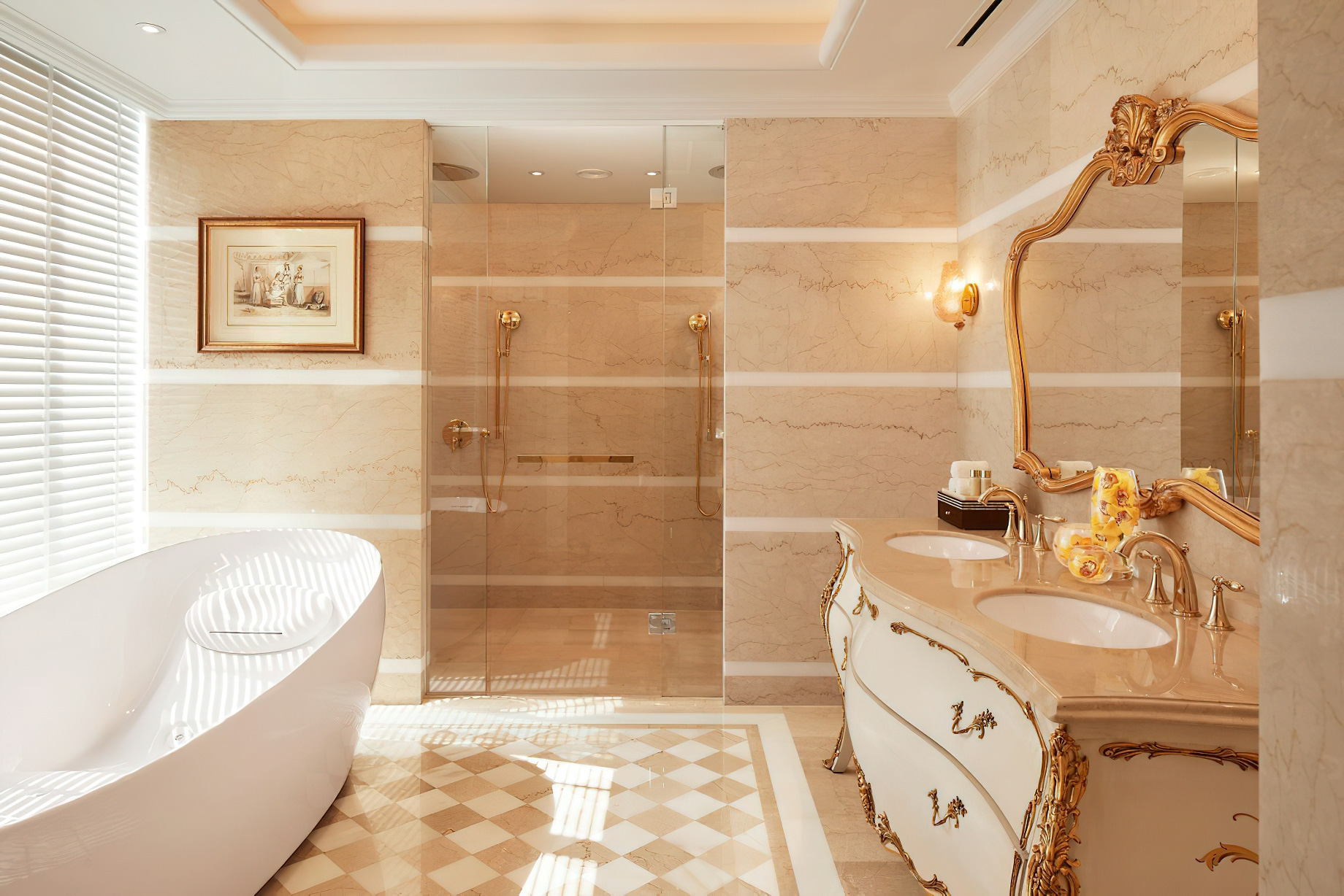 The Ritz-Carlton, Pune Hotel – Maharashtra, India – The Ritz-Carlton Suite Bathroom
