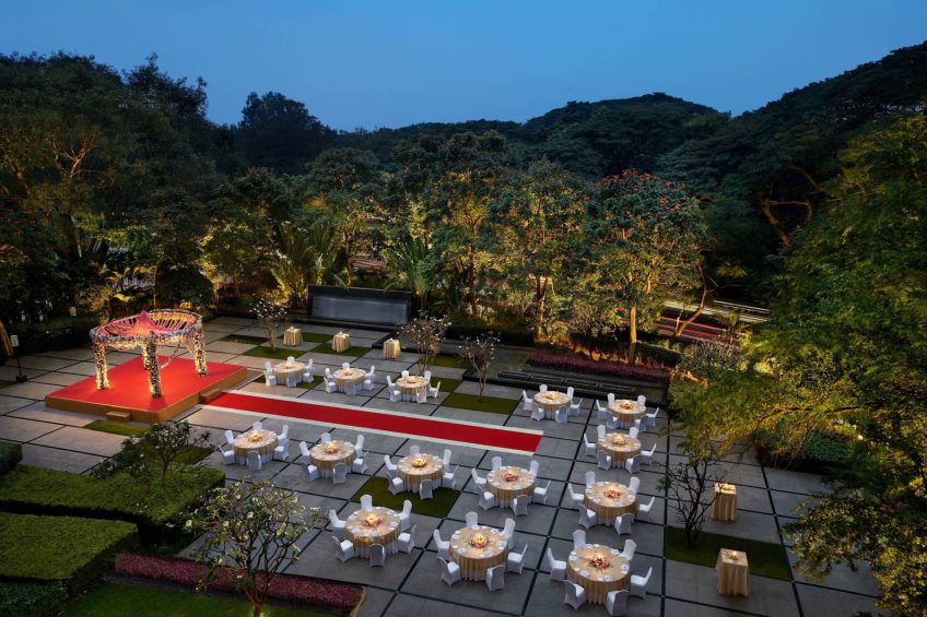 JW Marriott Hotel Bengaluru - Bengaluru, India - JW Lawns Ceremony Setup