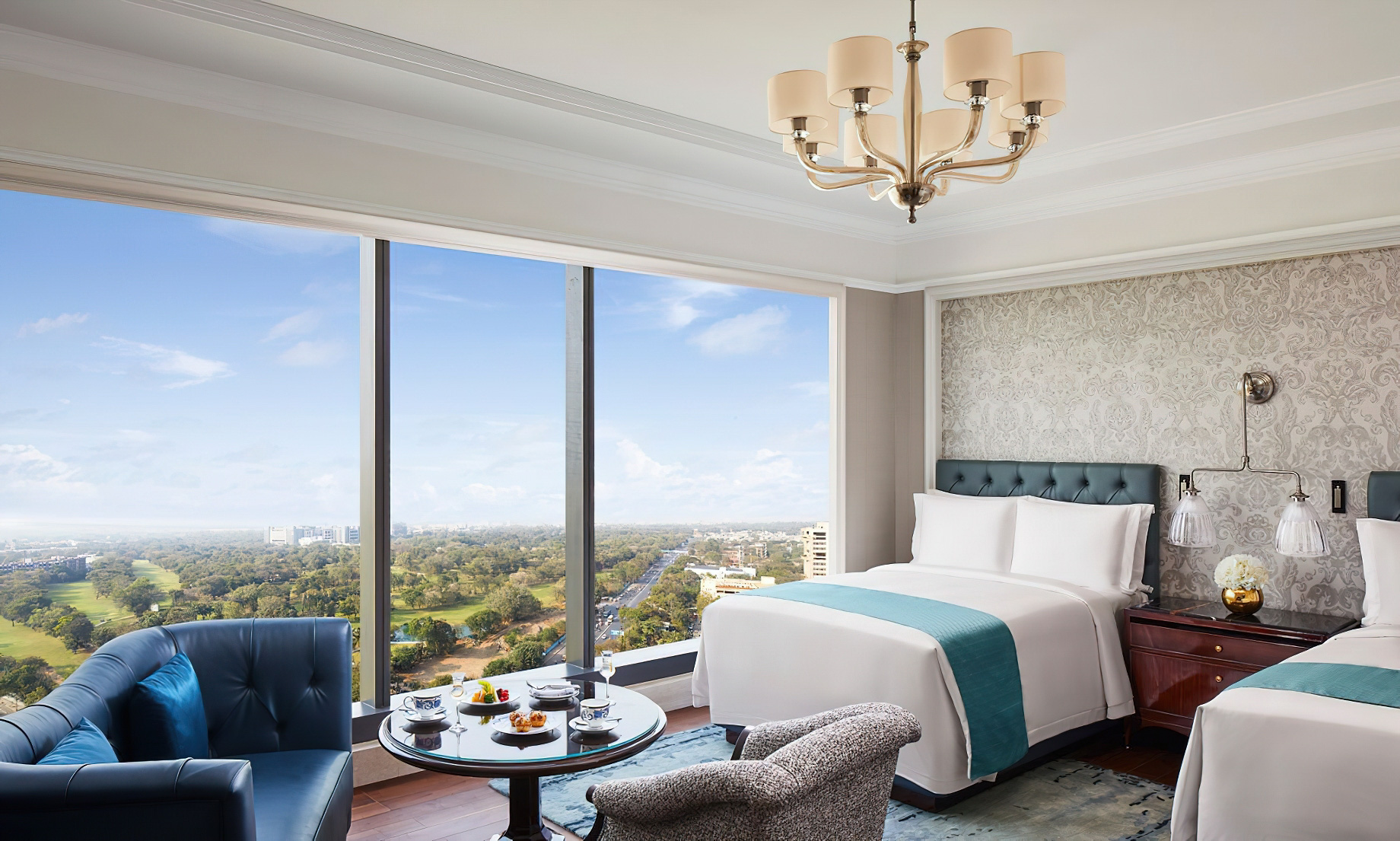 The Ritz-Carlton, Pune Hotel - Maharashtra, India - The Ritz-Carlton Suite Bedroom