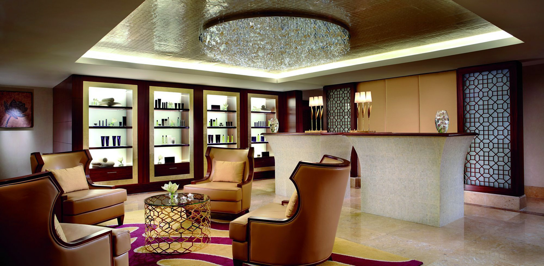 The Ritz-Carlton, Bangalore Hotel – Bangalore, Karnataka, India – Spa Reception