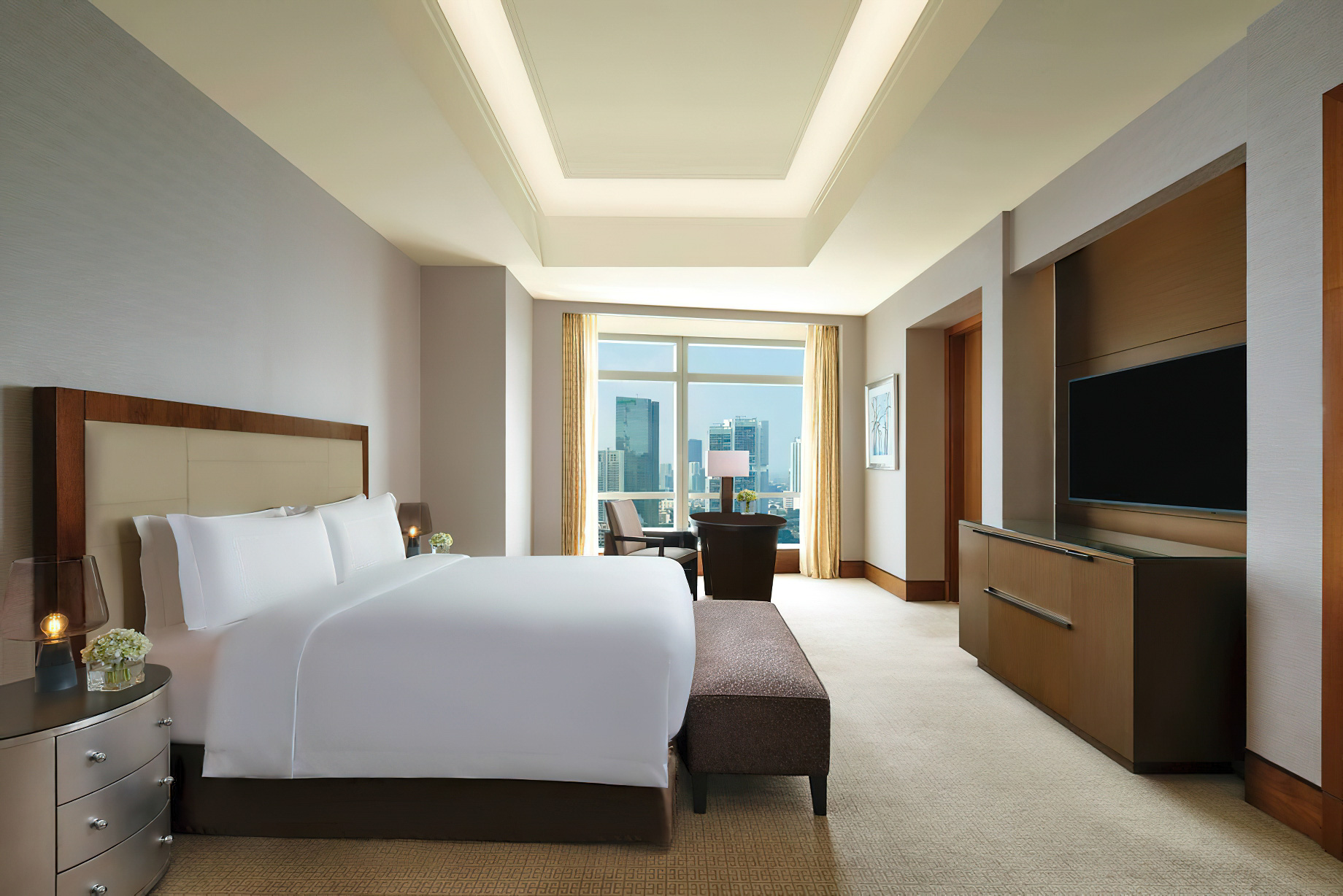 The Ritz-Carlton Jakarta, Pacific Place Hotel – Jakarta, Indonesia – Ritz-Carlton Suite Bedroom