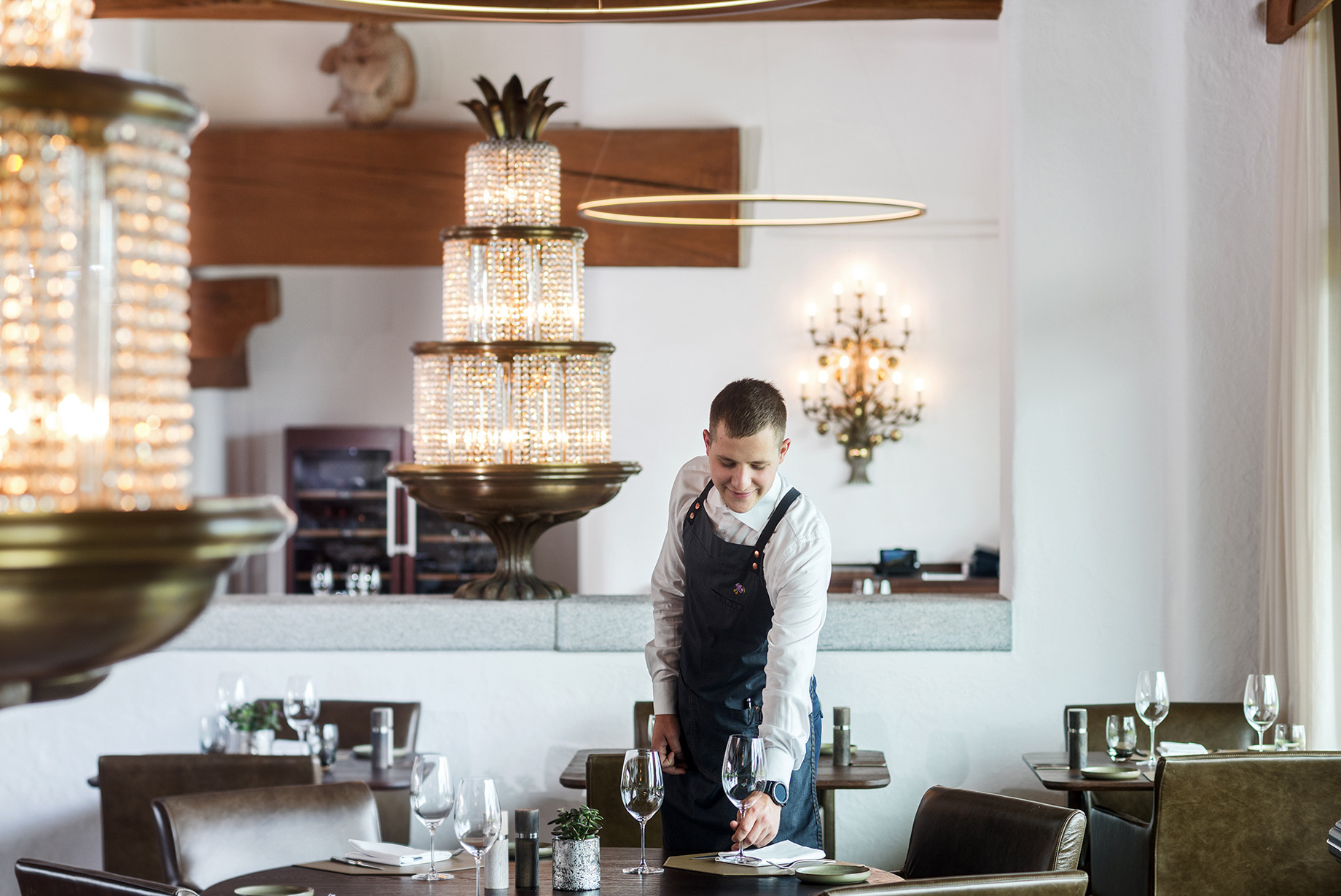 Burgenstock Hotel & Alpine Spa - Obburgen, Switzerland - Oak Grill & Pool Patio Restaurant Deluxe Service