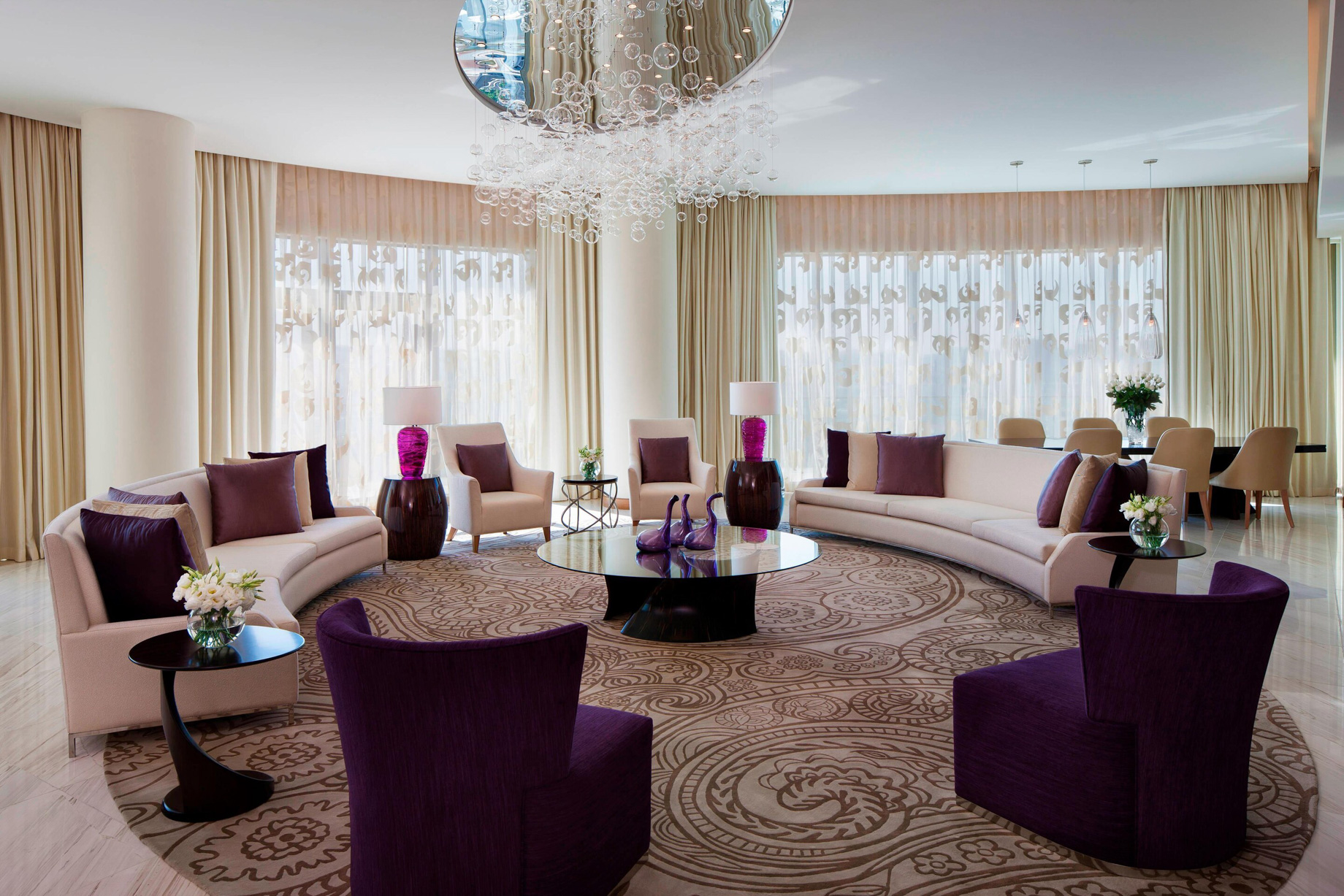JW Marriott Absheron Baku Hotel – Baku, Azerbaijan – Presidential Suite Living Room