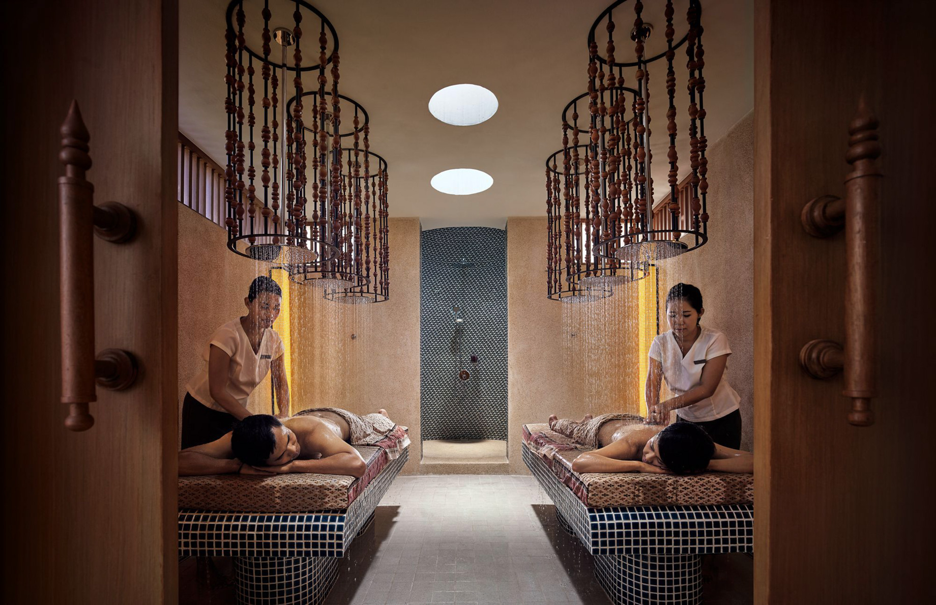 The Ritz-Carlton, Koh Samui Resort – Surat Thani, Thailand – Spa Village Songkran Shower Room