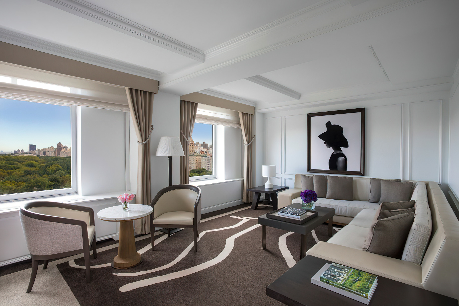 The Ritz-Carlton New York, Central Park Hotel – New York, NY, USA – Grand Park View Suite Living Room