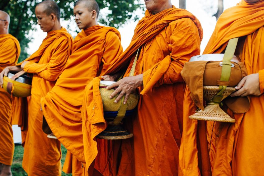 The Ritz-Carlton, Phulay Bay Reserve Resort - Muang Krabi, Thailand - Monks