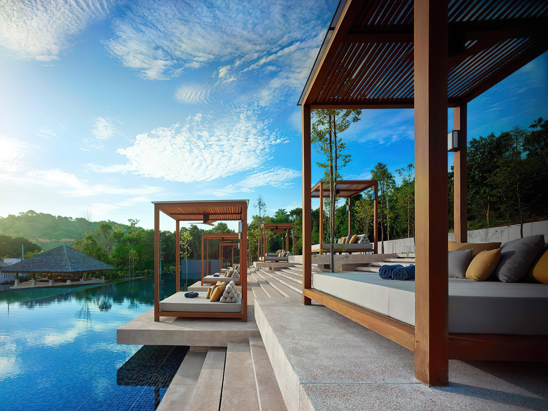 The Ritz-Carlton, Koh Samui Resort - Surat Thani, Thailand - Spa Village Outdoor Lounge