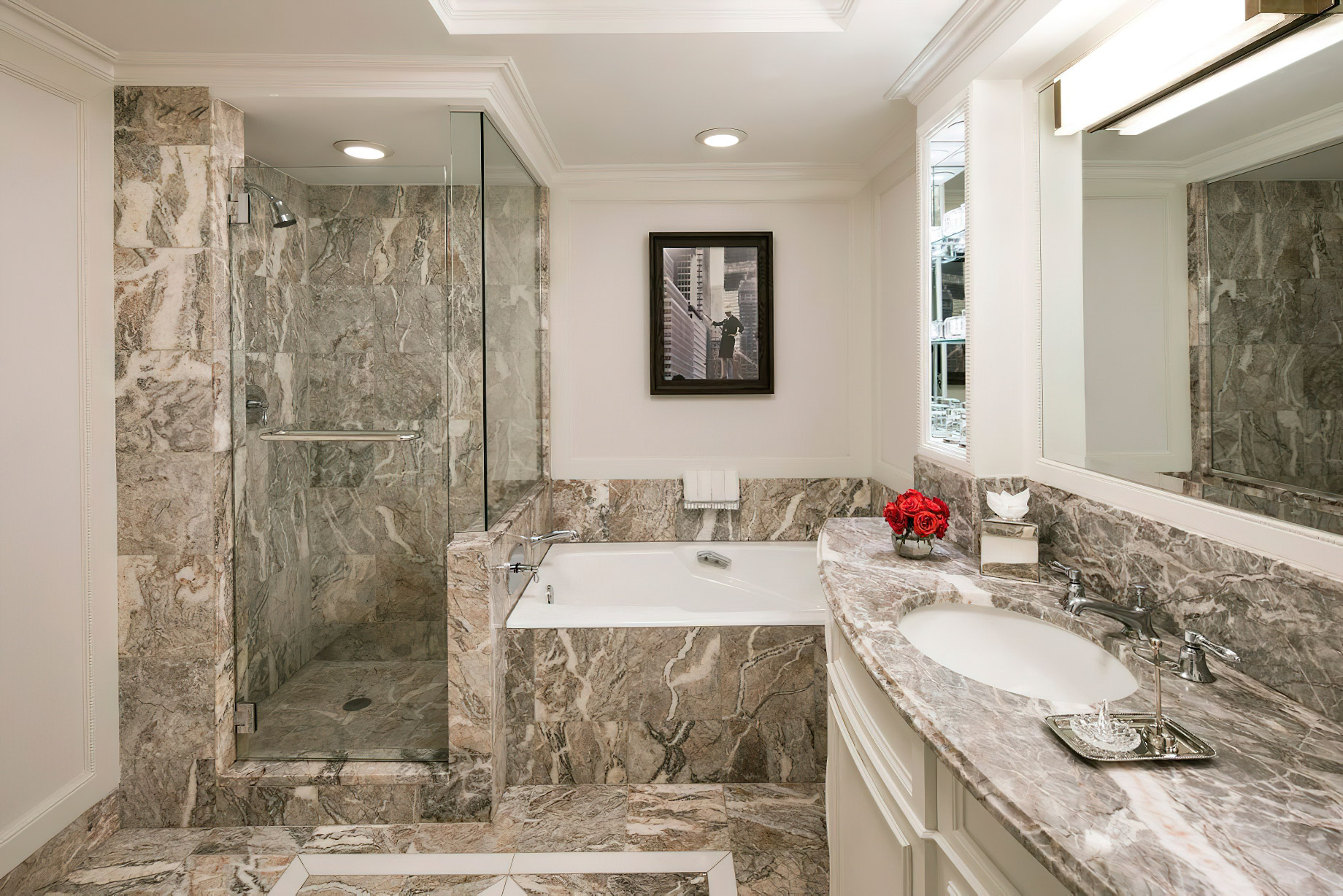 The Ritz-Carlton New York, Central Park Hotel – New York, NY, USA – Avenue View Suite Bathroom