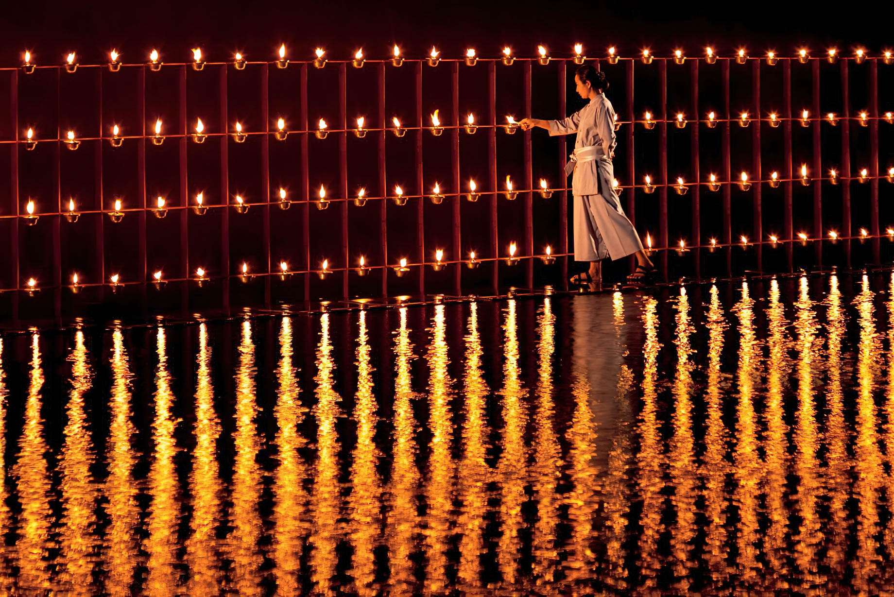 The Ritz-Carlton, Phulay Bay Reserve Resort – Muang Krabi, Thailand – Arrival Pavilion Candles