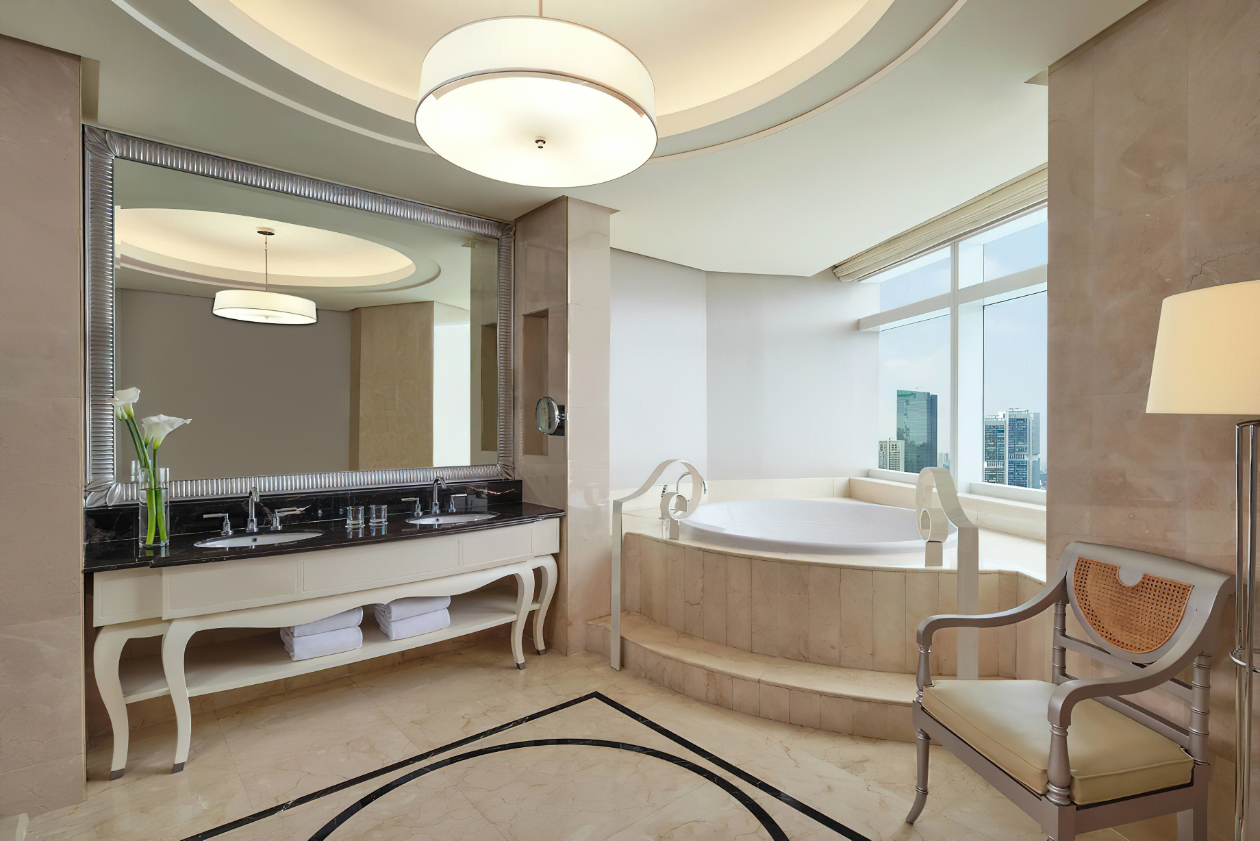 The Ritz-Carlton Jakarta, Pacific Place Hotel - Jakarta, Indonesia - Presidential Suite Bathroom