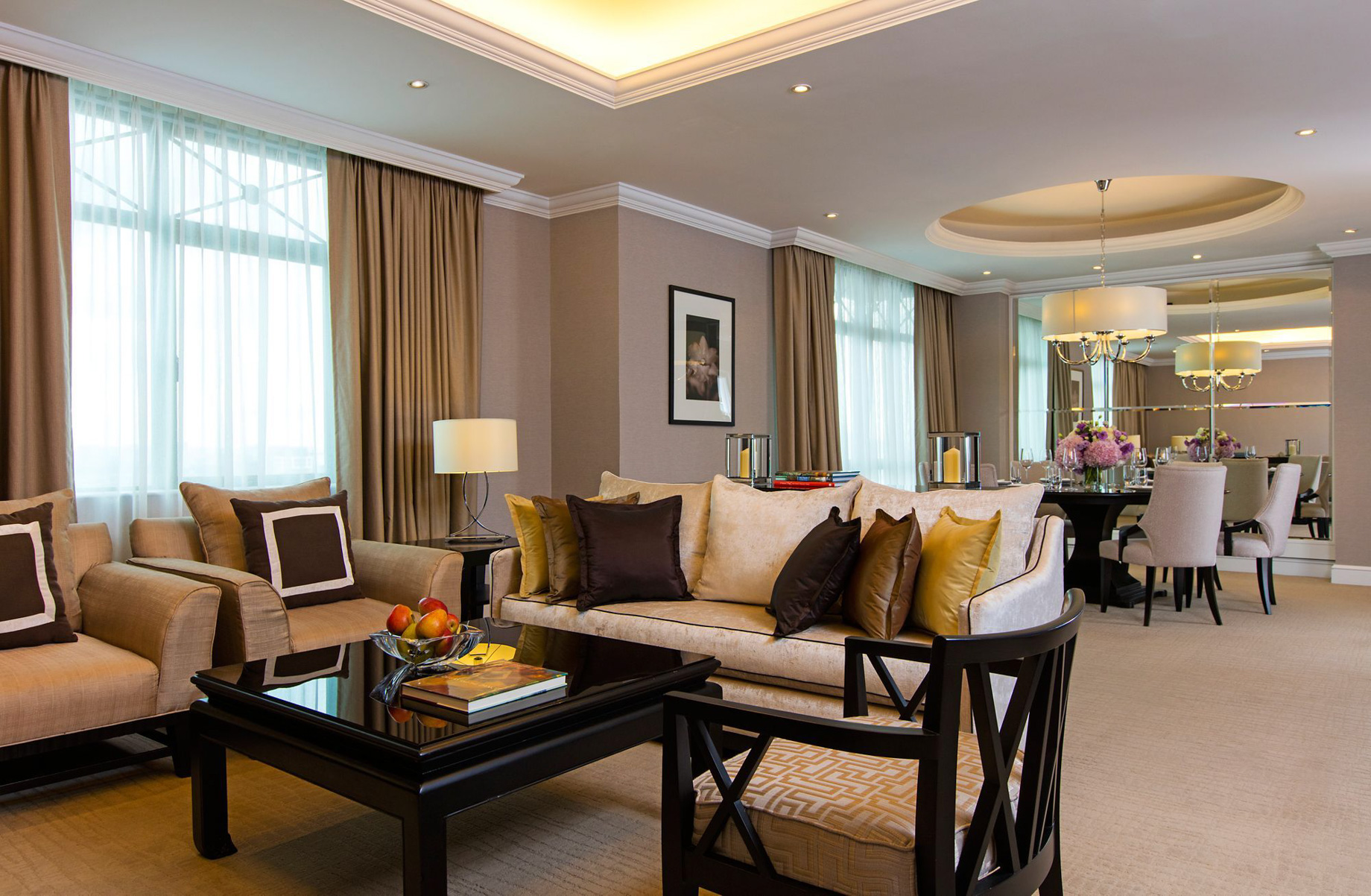 The Ritz-Carlton, Kuala Lumpur Hotel – Kuala Lumpur, Malaysia – Guest Suite Living Room