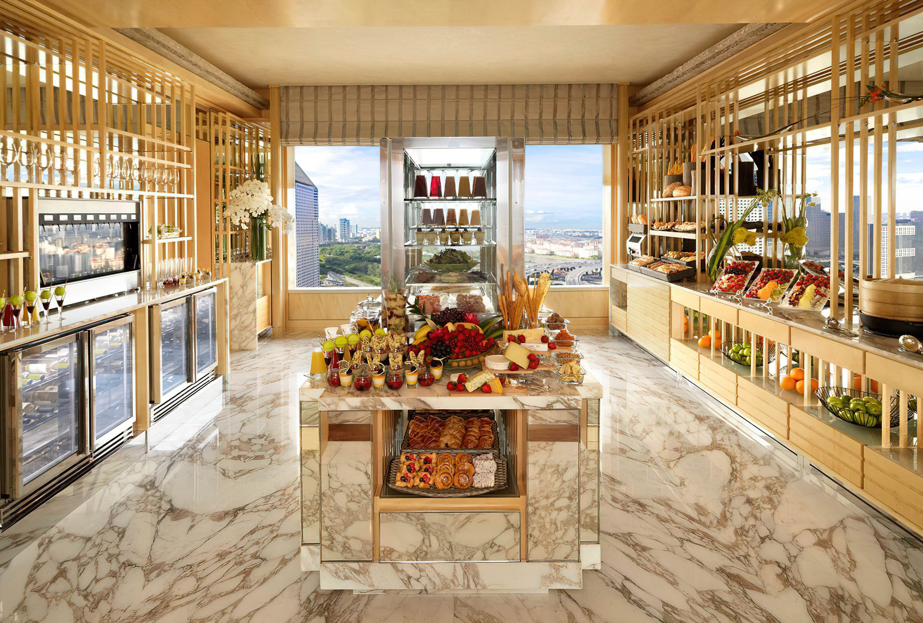 The Ritz-Carlton, Millenia Singapore Hotel – Singapore – Club Lounge Refreshment Foyer