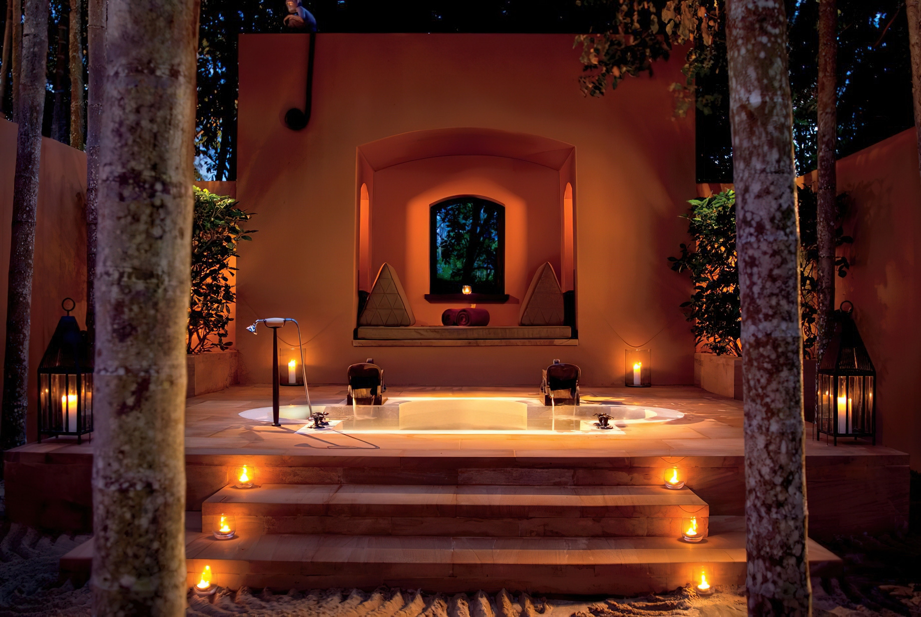 The Ritz-Carlton, Phulay Bay Reserve Resort - Muang Krabi, Thailand - Candlelight Bath