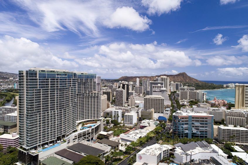 The Ritz-Carlton Residences, Waikiki Beach Hotel - Waikiki, HI, USA - Hotel Exterior Aerial View