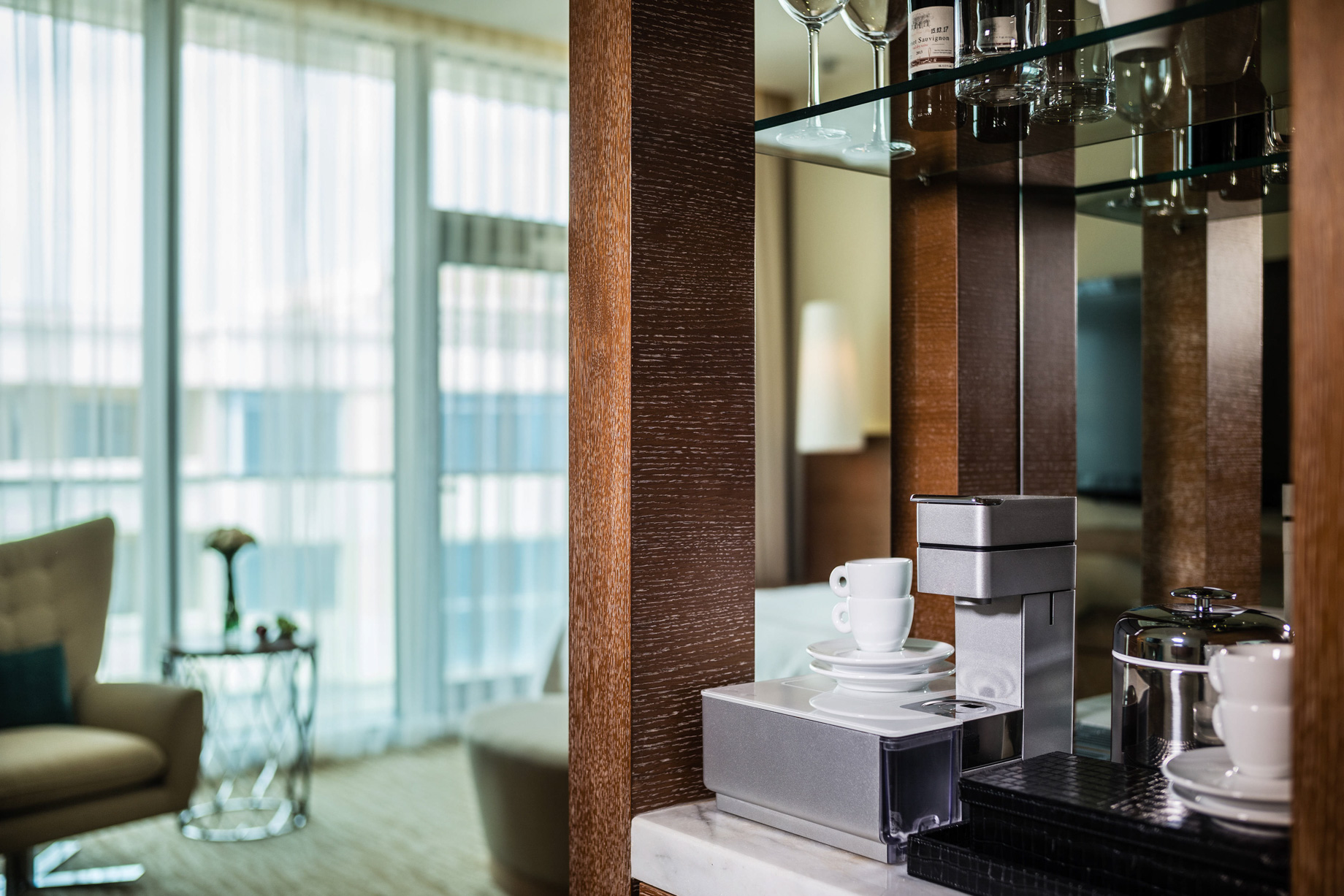 JW Marriott Absheron Baku Hotel – Baku, Azerbaijan – Executive Corner Room Coffee Station