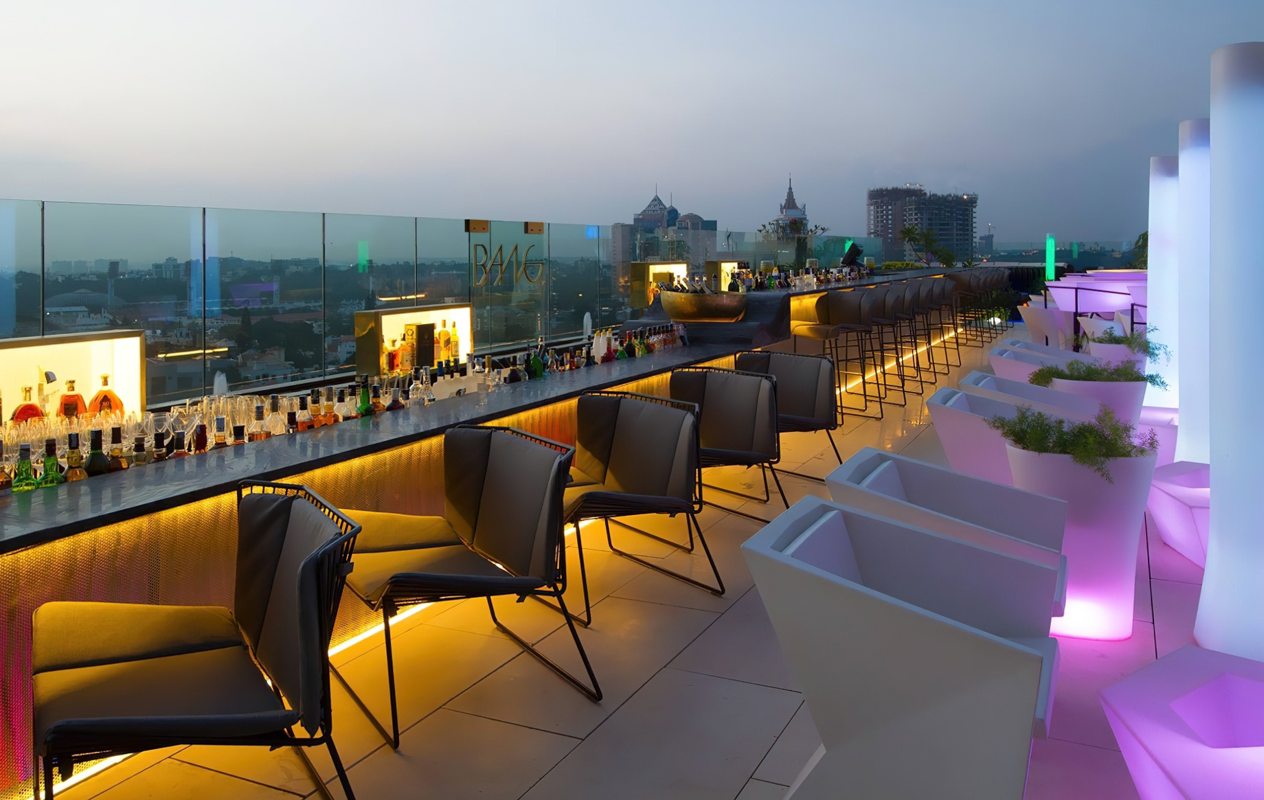 The Ritz-Carlton, Bangalore Hotel – Bangalore, Karnataka, India – Bang Rooftop Bar