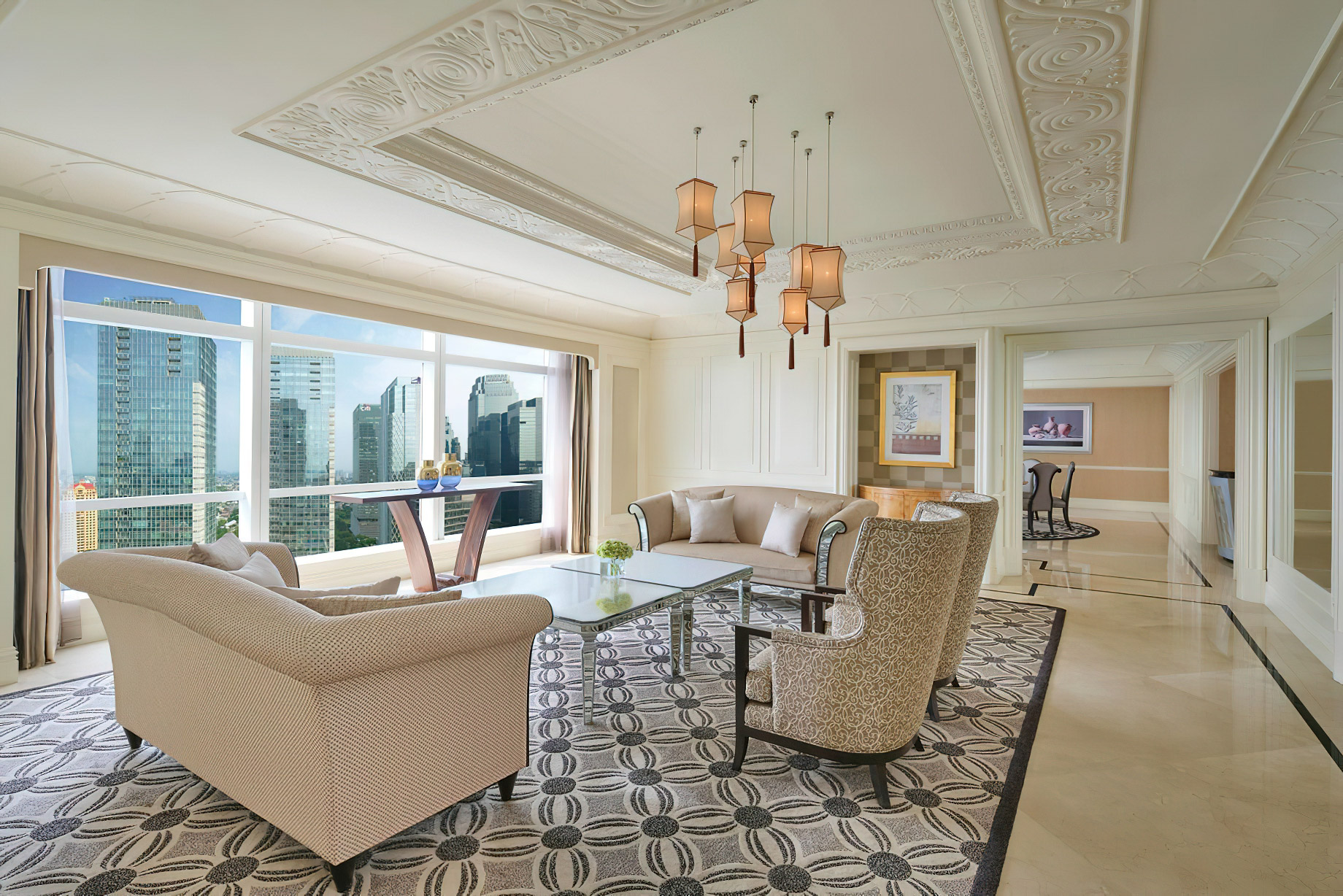 The Ritz-Carlton Jakarta, Pacific Place Hotel – Jakarta, Indonesia – Presidential Suite Living Room