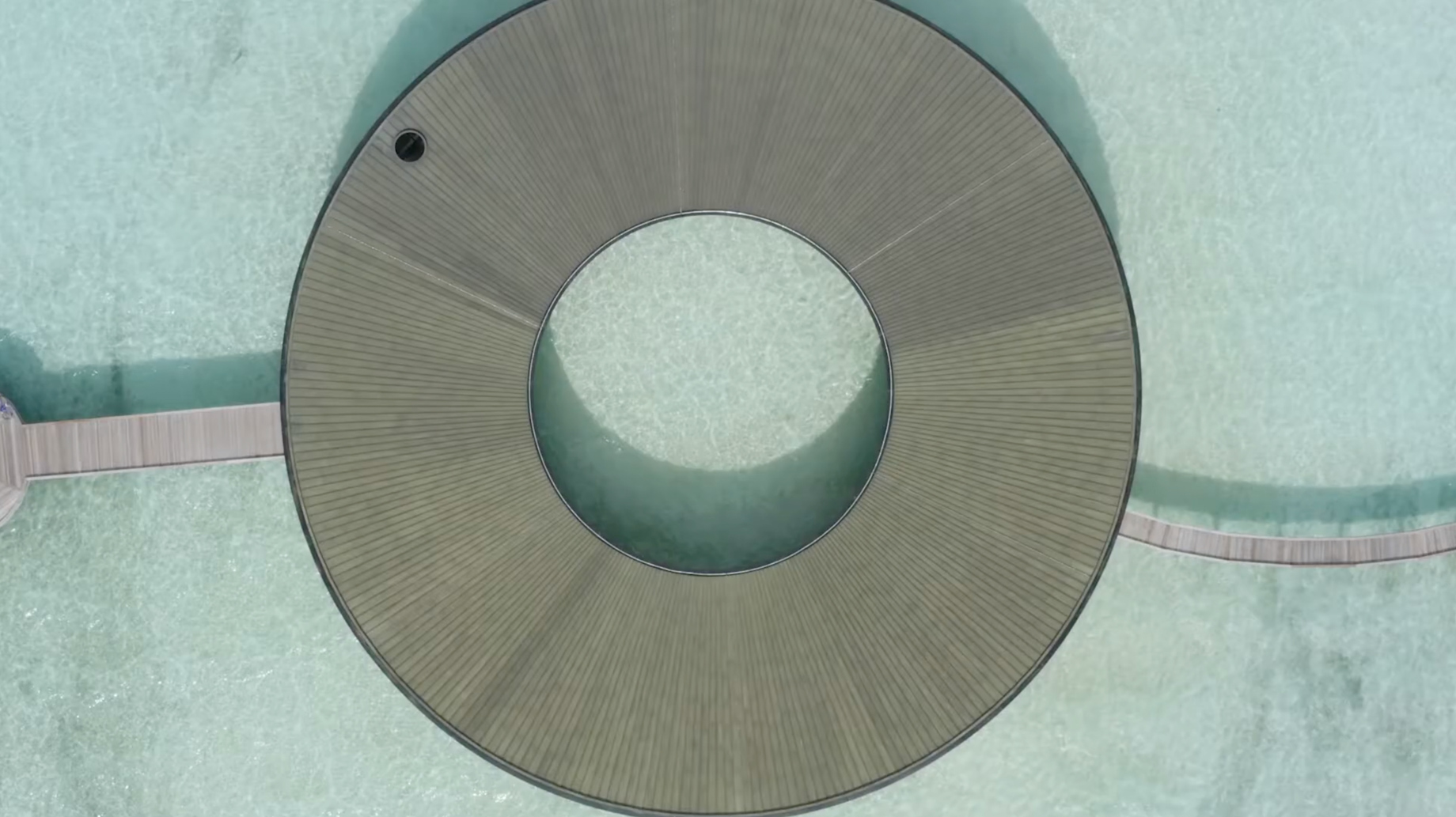 The Ritz-Carlton Maldives, Fari Islands Resort – North Male Atoll, Maldives – The Ritz-Carlton Spa Overhead View