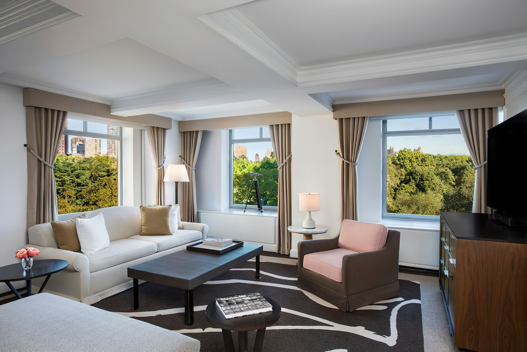 The Ritz-Carlton New York, Central Park Hotel – New York, NY, USA – Park View Suite Living Area