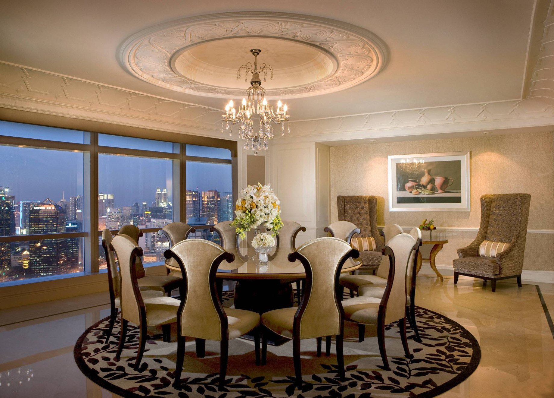 The Ritz-Carlton Jakarta, Pacific Place Hotel – Jakarta, Indonesia – Presidential Suite Dining Room