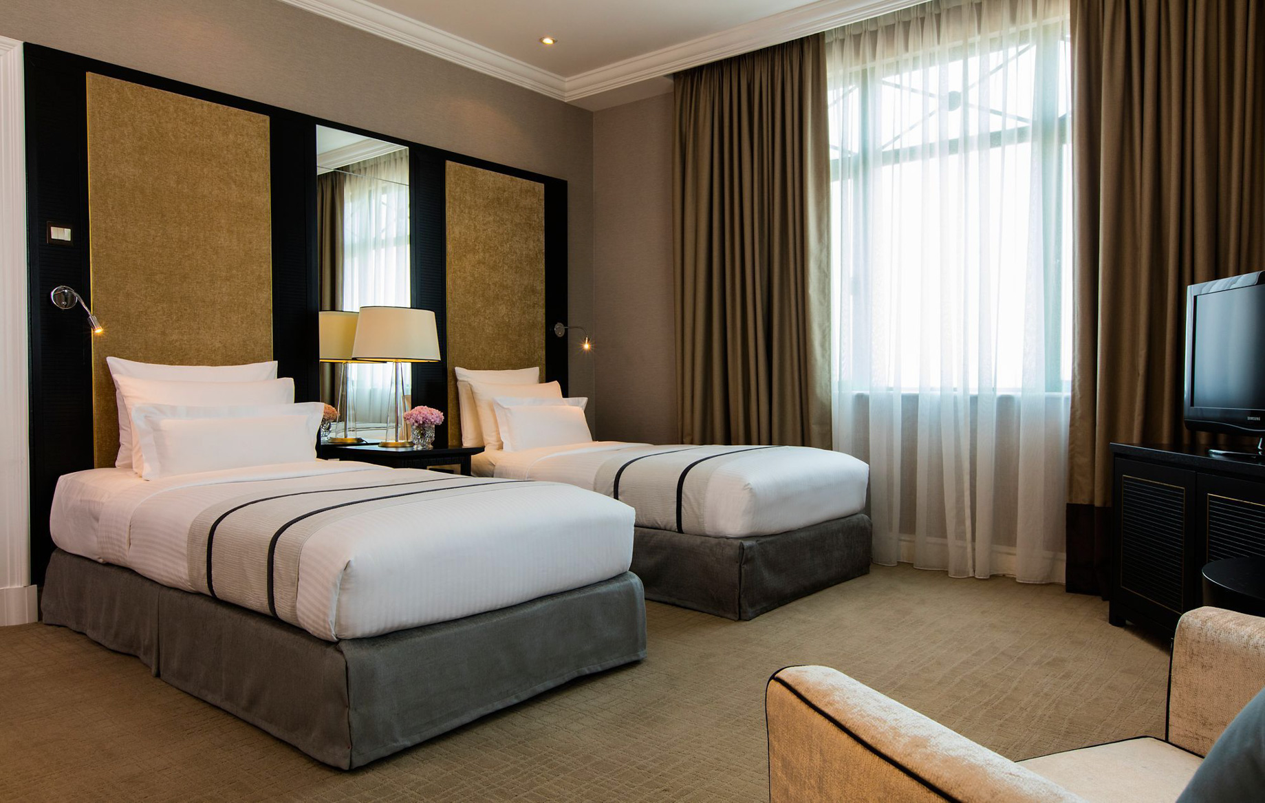 The Ritz-Carlton, Kuala Lumpur Hotel – Kuala Lumpur, Malaysia – Guest Suite Double Bedroom