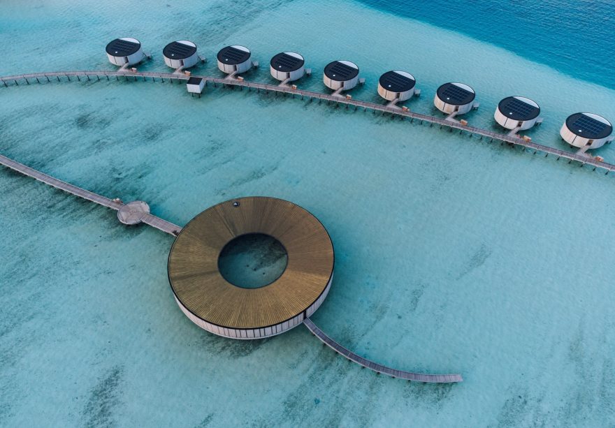The Ritz-Carlton Maldives, Fari Islands Resort - North Male Atoll, Maldives - The Ritz-Carlton Spa Aerial View