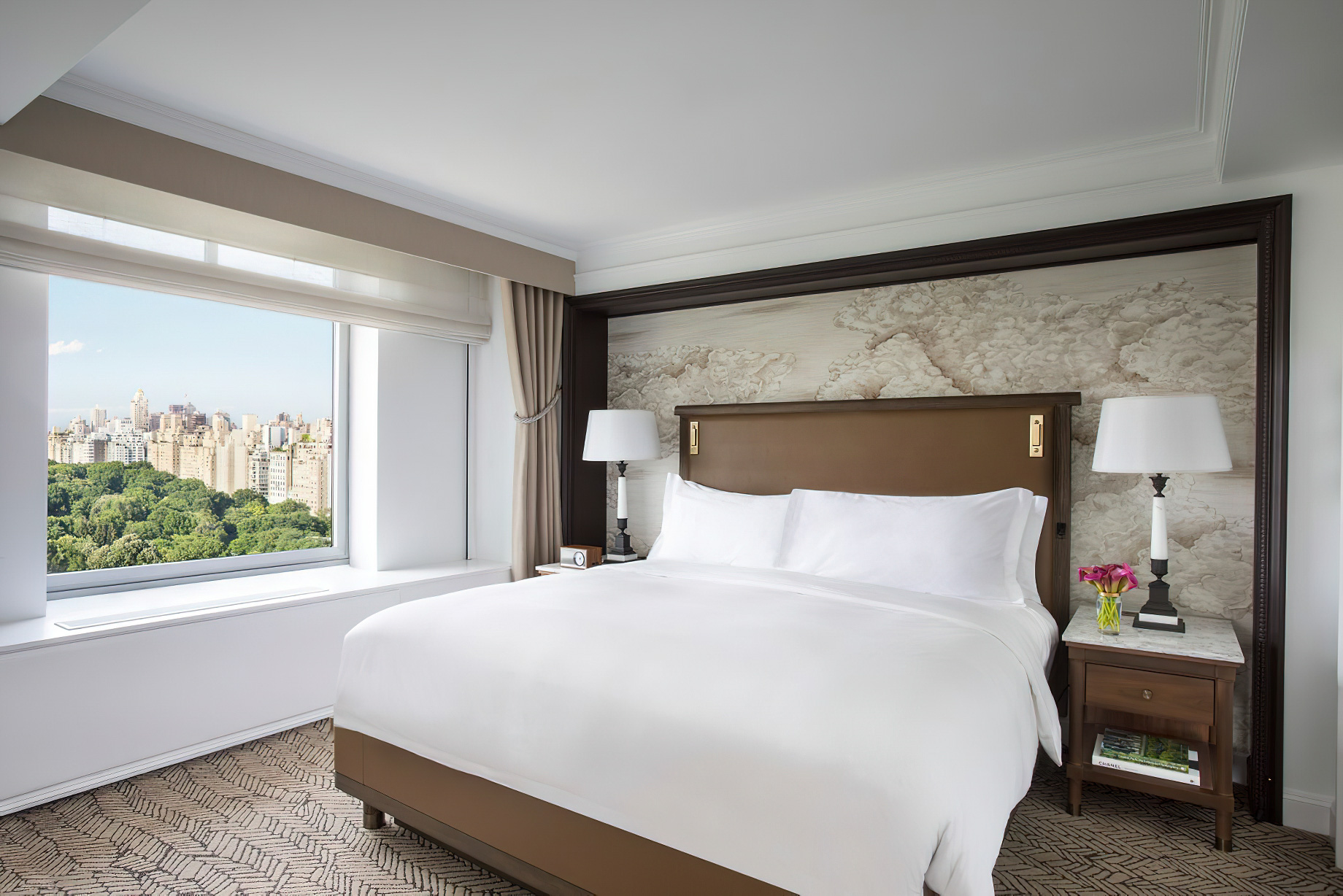 The Ritz-Carlton New York, Central Park Hotel – New York, NY, USA – Premiere Park View Suite Bedroom