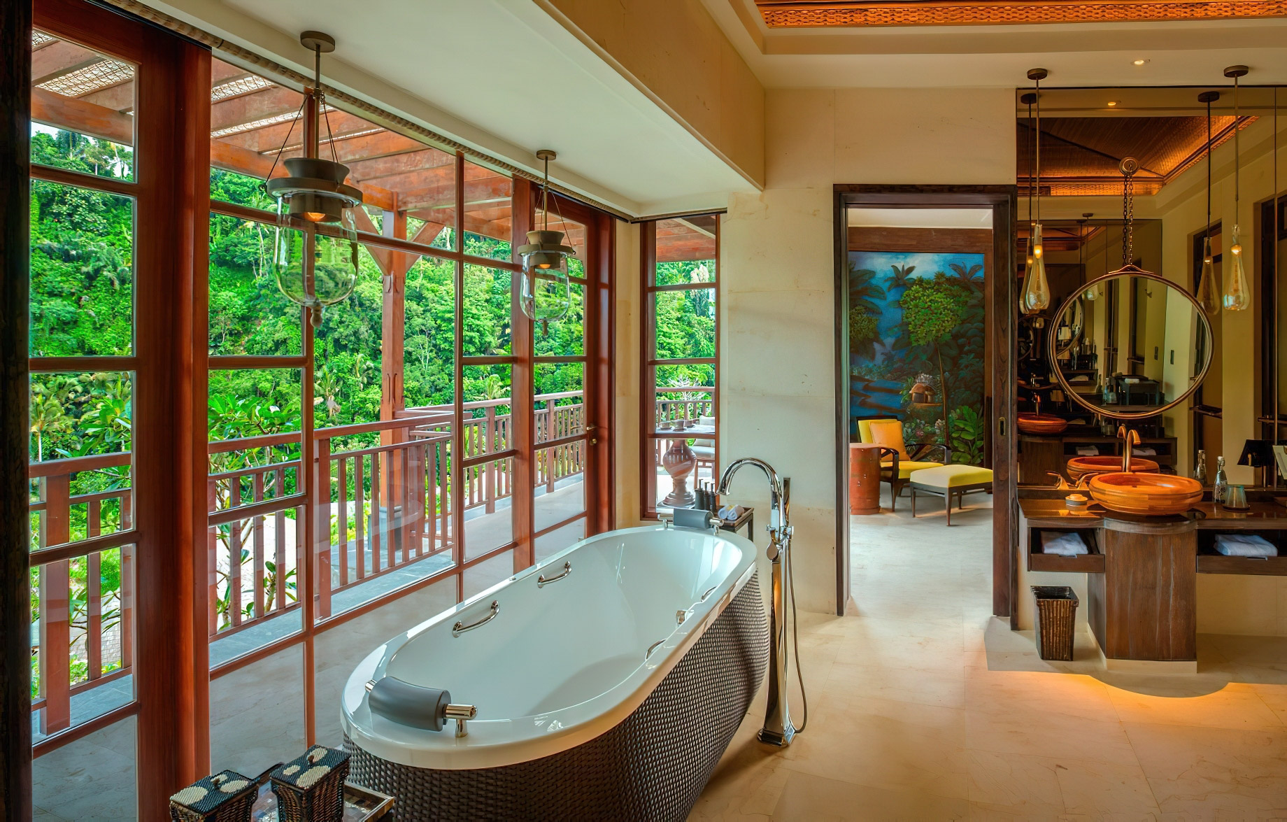 The Ritz-Carlton, Mandapa Reserve Resort – Ubud, Bali, Indonesia – Guest Bathroom
