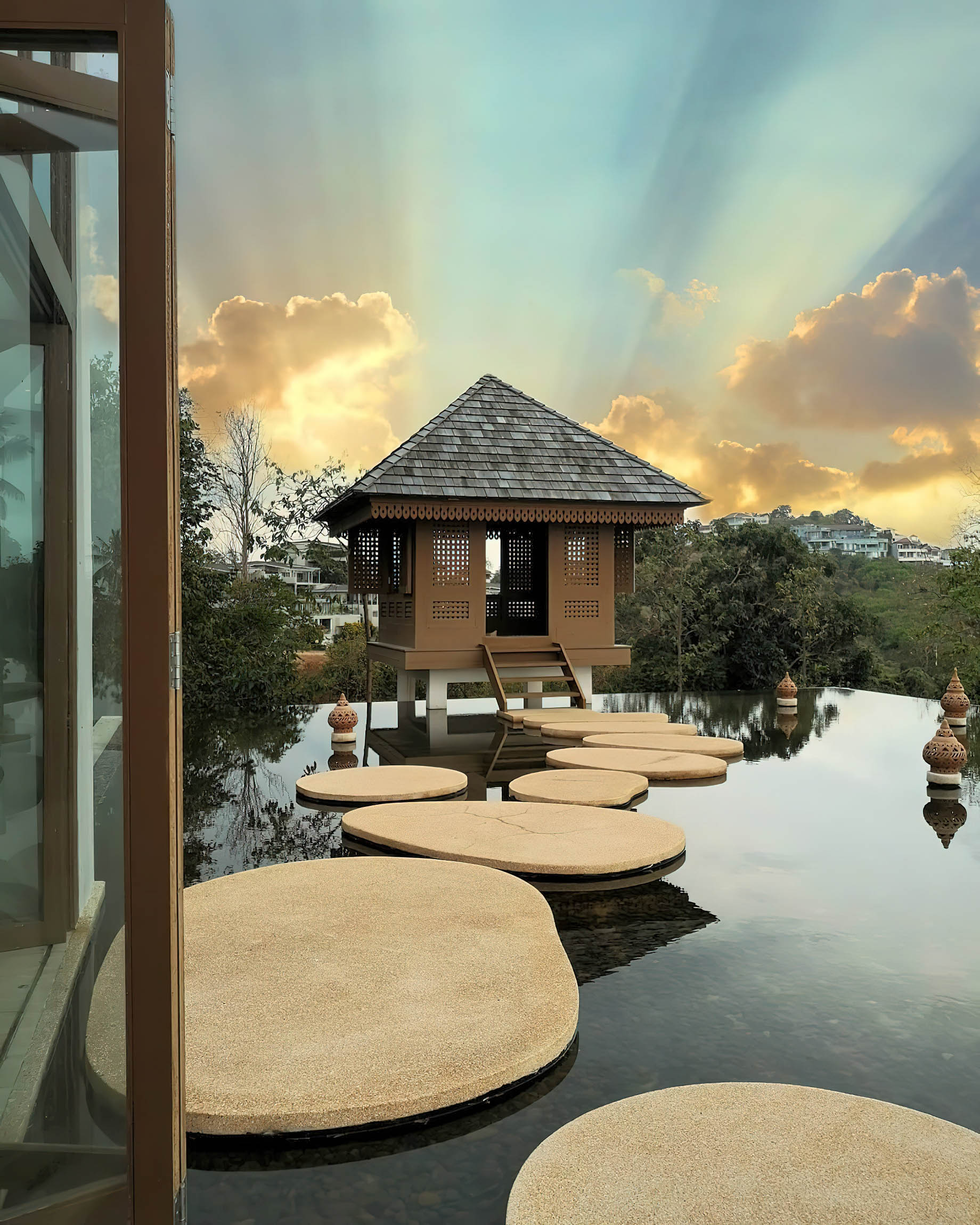 The Ritz-Carlton, Koh Samui Resort – Surat Thani, Thailand – Arrival Pavilion Exterior Pool