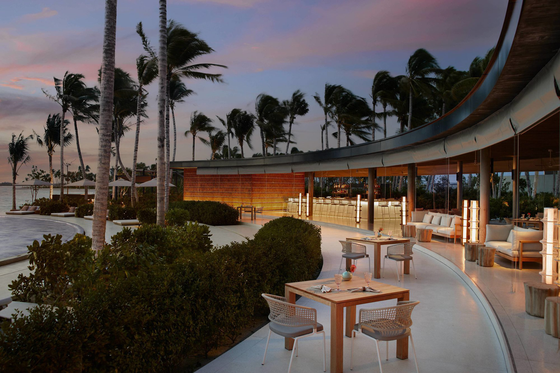 The Ritz-Carlton Maldives, Fari Islands Resort – North Male Atoll, Maldives – Eau Bar Sunset