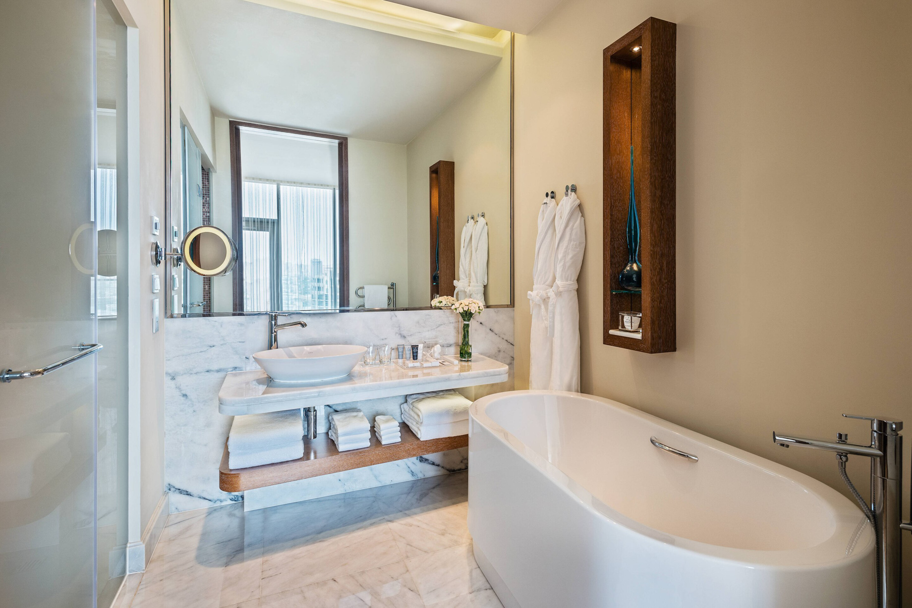 JW Marriott Absheron Baku Hotel – Baku, Azerbaijan – Executive Corner Room Bathroom