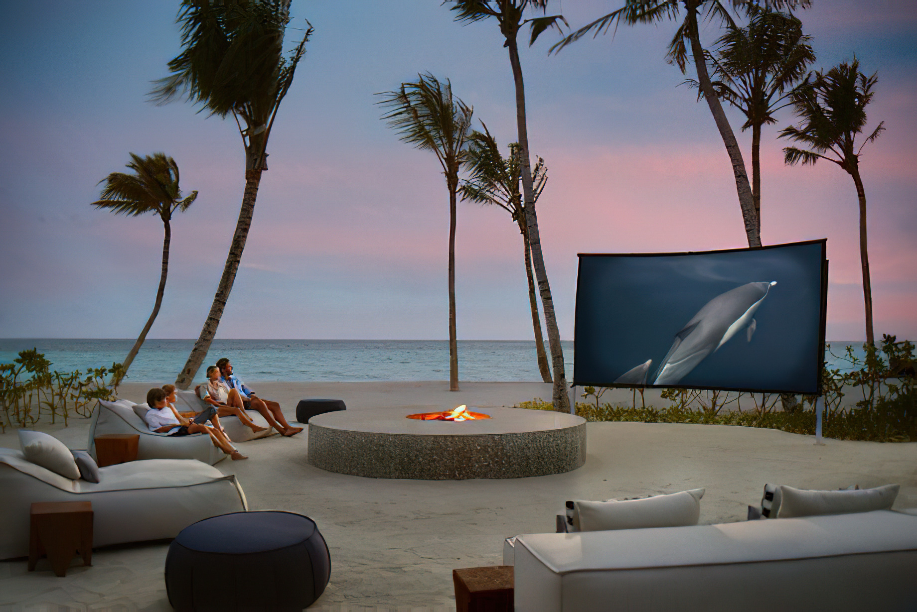 The Ritz-Carlton Maldives, Fari Islands Resort – North Male Atoll, Maldives – Cinema Under the Stars