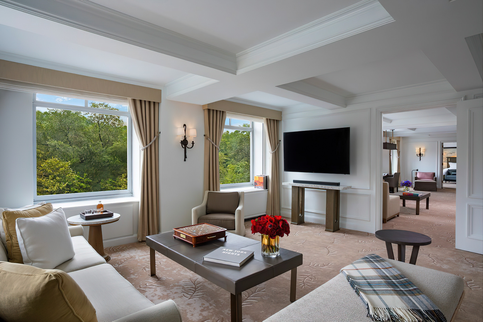 The Ritz-Carlton New York, Central Park Hotel – New York, NY, USA – The Artists Gate Suite Living Area
