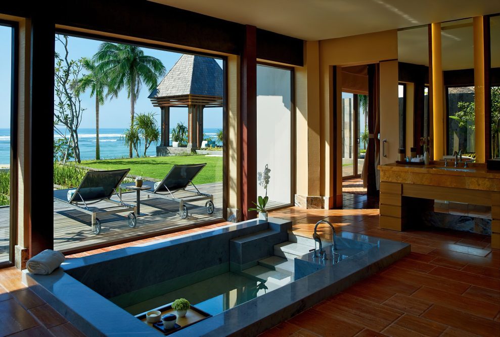 The Ritz-Carlton, Bali Nusa Dua Hotel - Bali, Indonesia - Oceanfront Villa Bathroom Tub