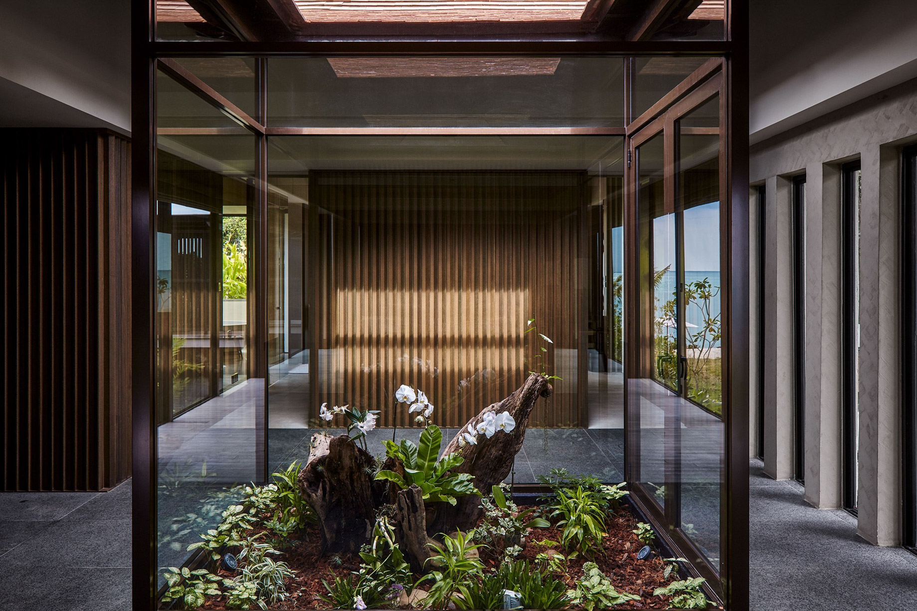 The Ritz-Carlton, Langkawi Hotel - Kedah, Malaysia - Beach Villa Indoor Terrarium