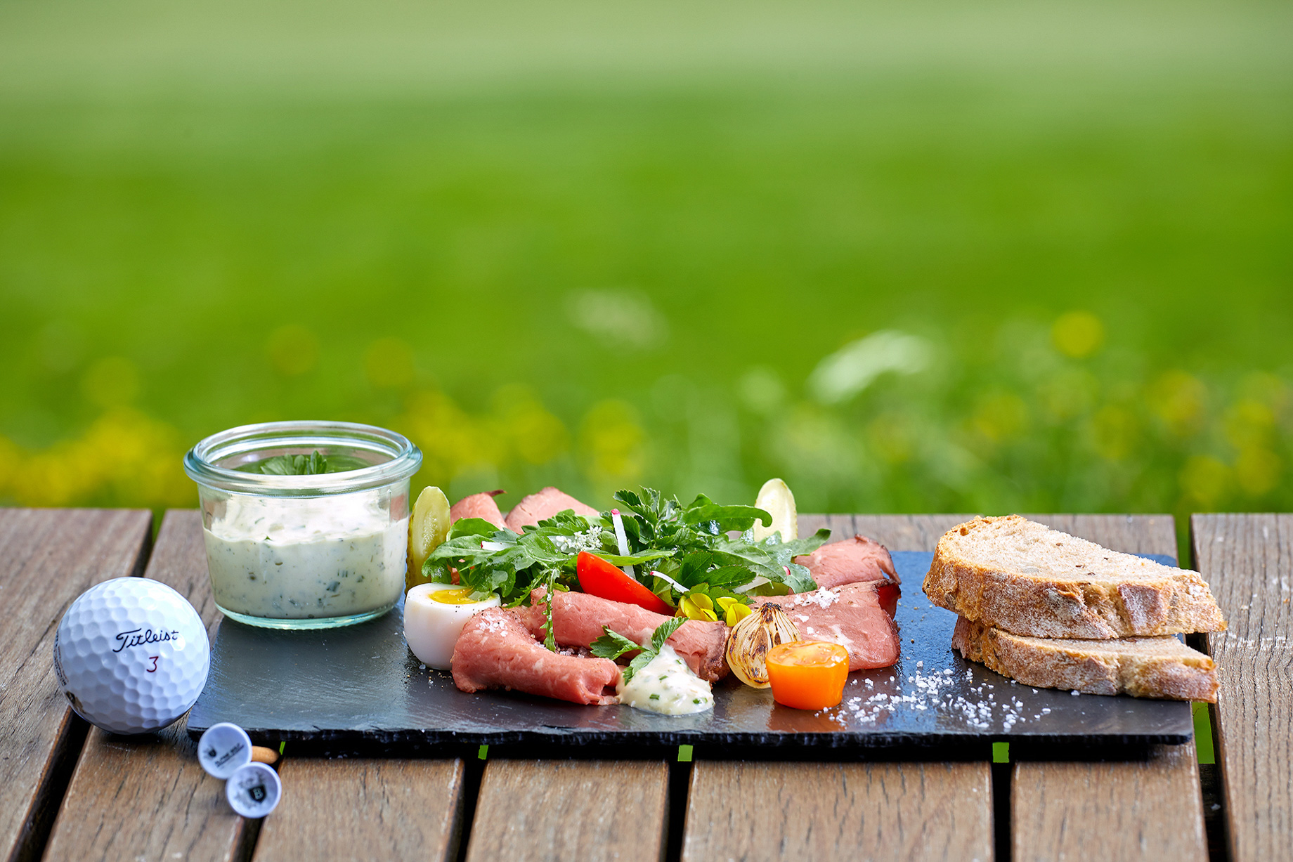 Burgenstock Hotel & Alpine Spa – Obburgen, Switzerland – Osteria Alpina Terazza Restaurant – Roast Beef