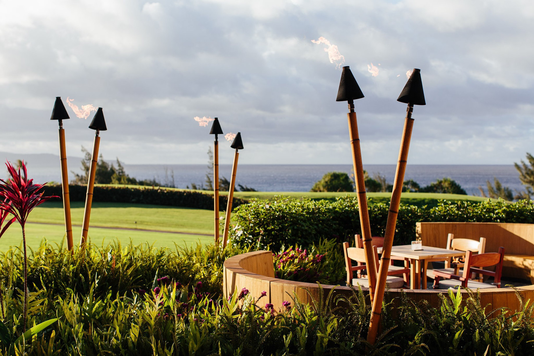 The Ritz-Carlton Maui, Kapalua Resort - Kapalua, HI, USA - Banyan Tree Restaurant Patio