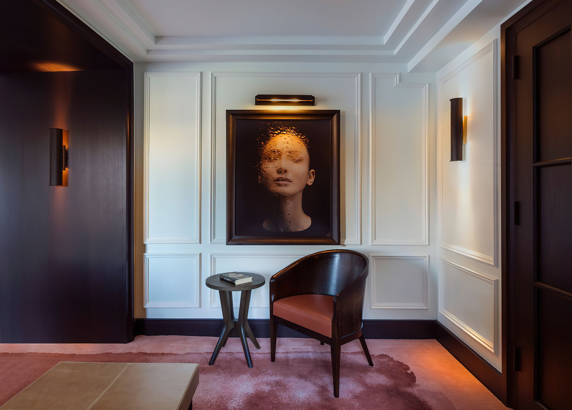 The Ritz-Carlton New York, Central Park Hotel - New York, NY, USA - The Presidential Suite Chair and Artwork
