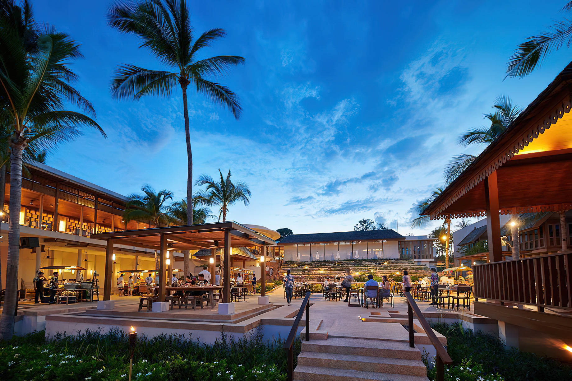The Ritz-Carlton, Koh Samui Resort – Surat Thani, Thailand – Resort Exteior Evening