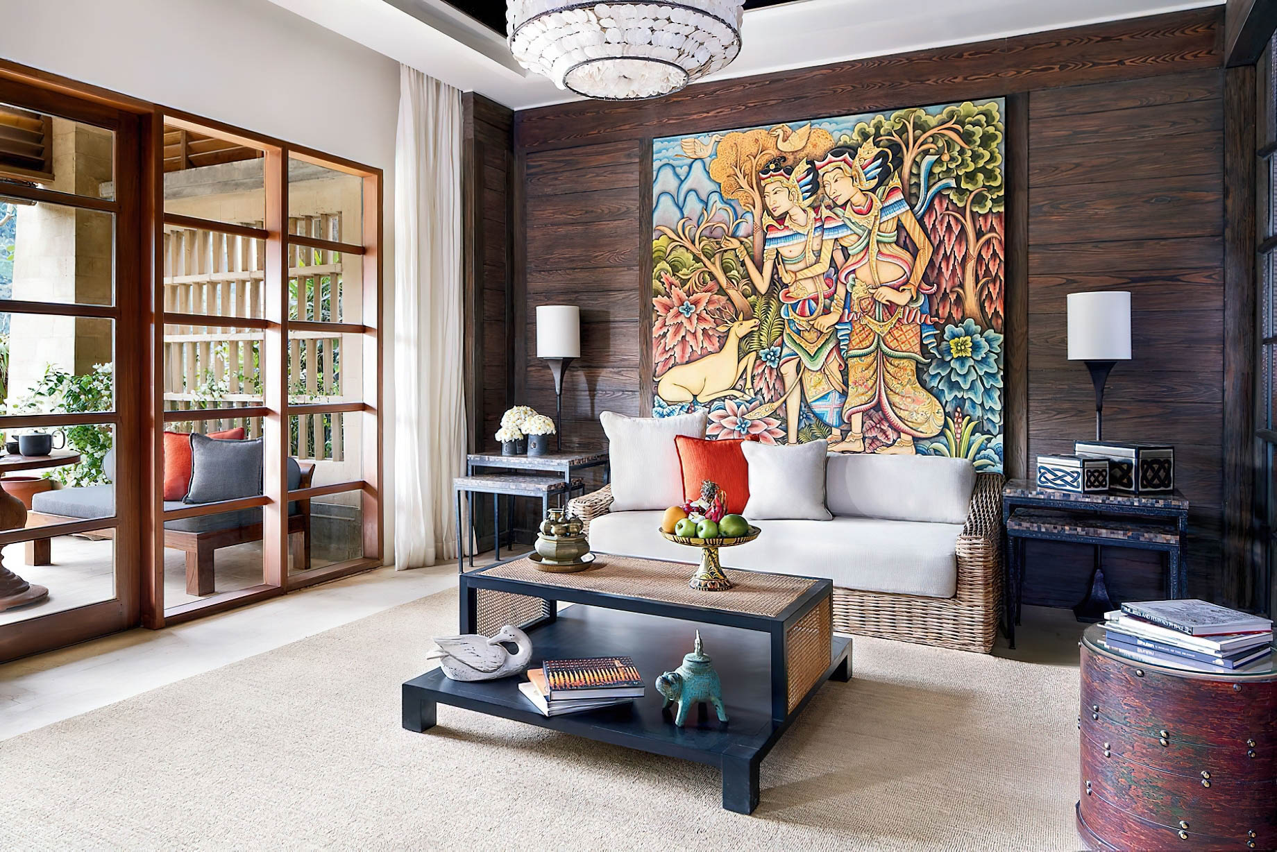 The Ritz-Carlton, Mandapa Reserve Resort - Ubud, Bali, Indonesia - Suite Sitting Area