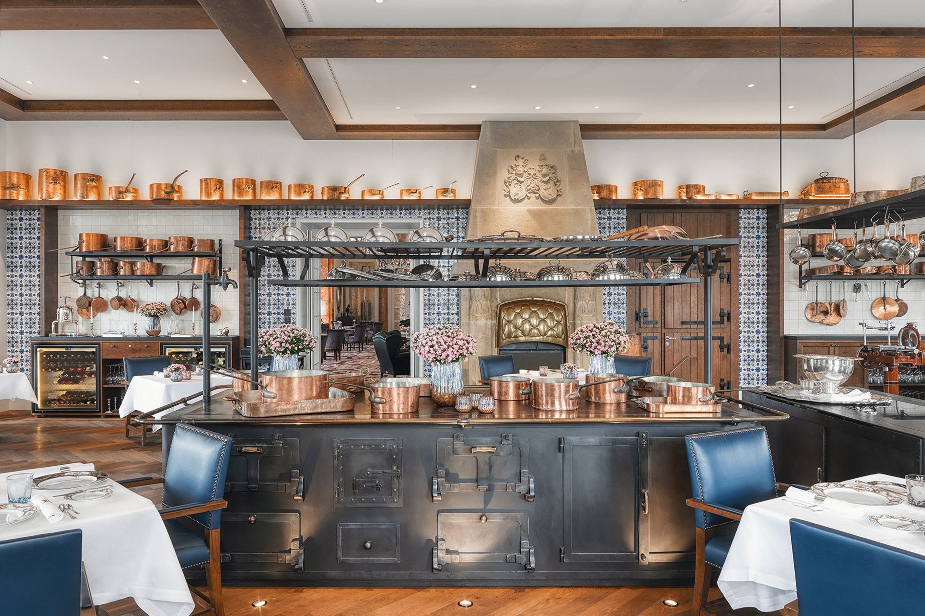 Burgenstock Hotel & Alpine Spa - Obburgen, Switzerland - RitzCoffier Restaurant Interior