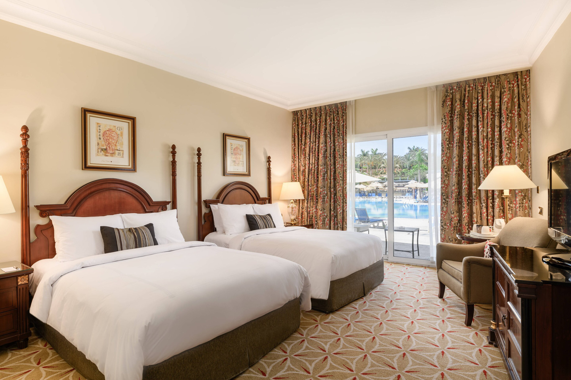 JW Marriott Hotel Cairo - Cairo, Egypt - Poolside Cabana Double Beds