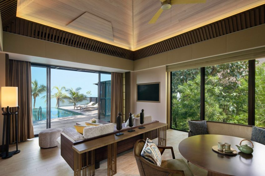 The Ritz-Carlton, Langkawi Hotel - Kedah, Malaysia - Grand Ocean Front Villa Living Room Ocean View