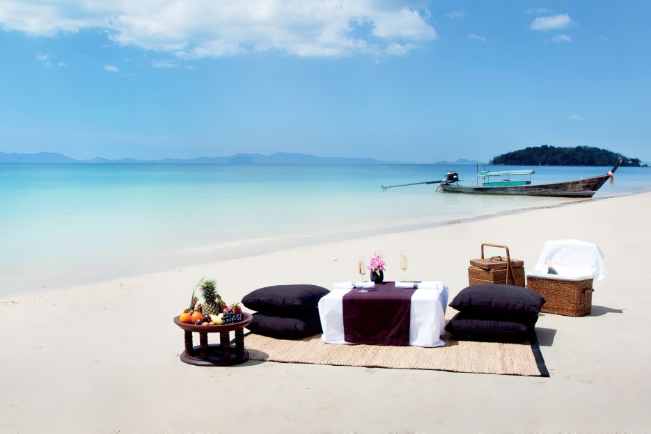 The Ritz-Carlton, Phulay Bay Reserve Resort - Muang Krabi, Thailand - Beach Private Dining