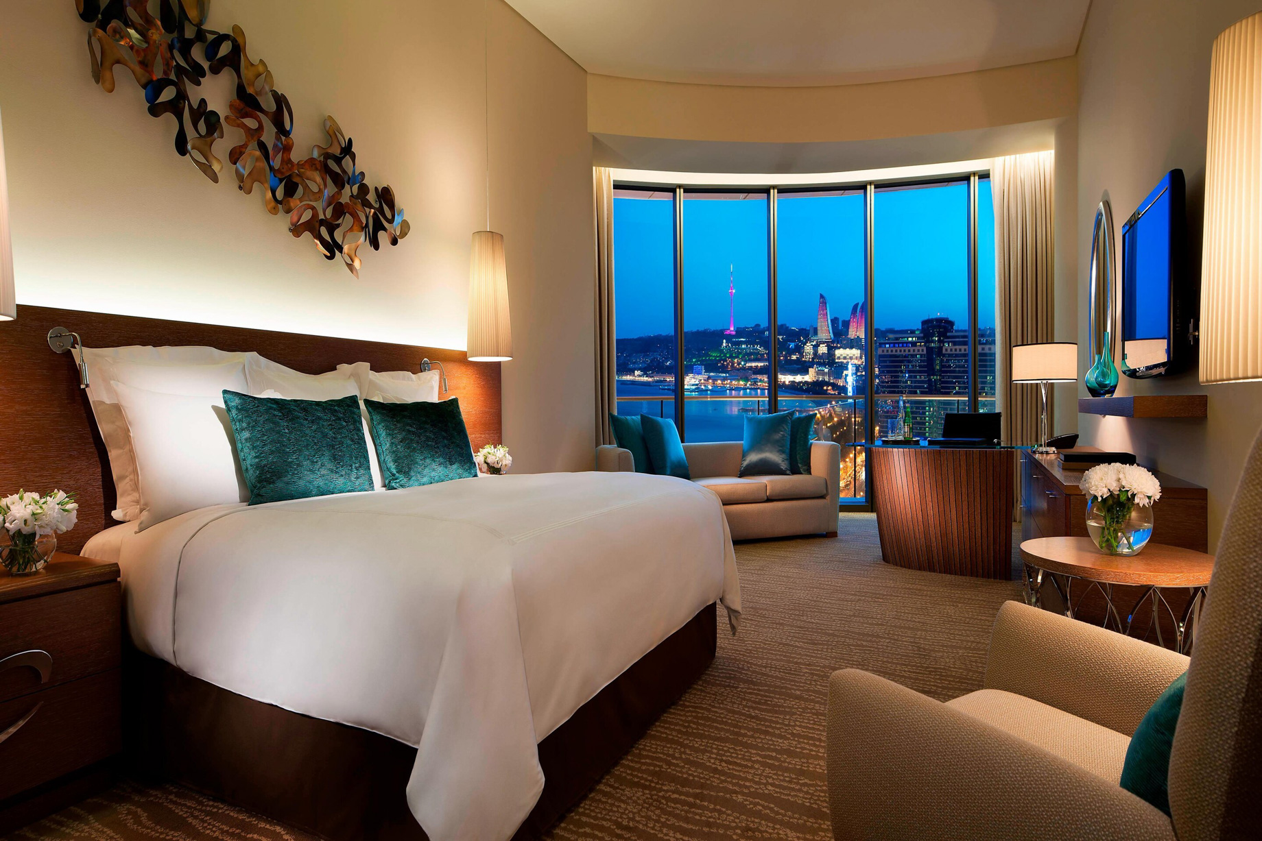 JW Marriott Absheron Baku Hotel – Baku, Azerbaijan – Executive Premier Guest Room Sea View