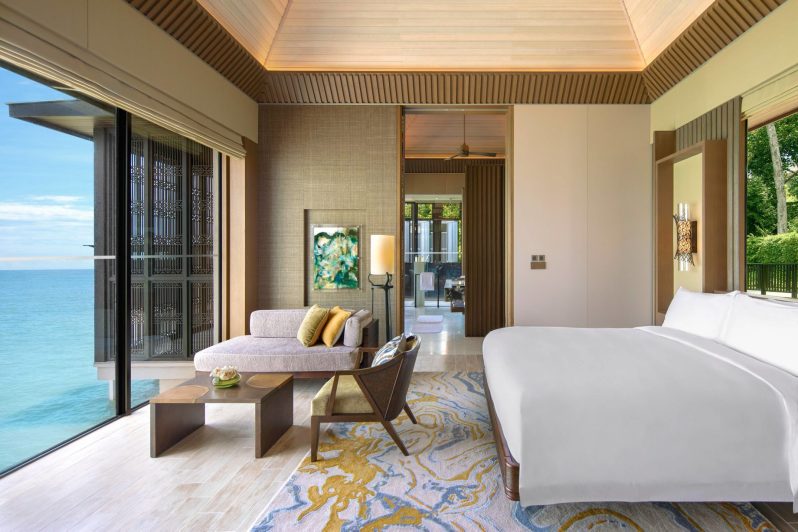 The Ritz-Carlton, Langkawi Hotel - Kedah, Malaysia - Ocean Front Villa Bedroom Ocean View